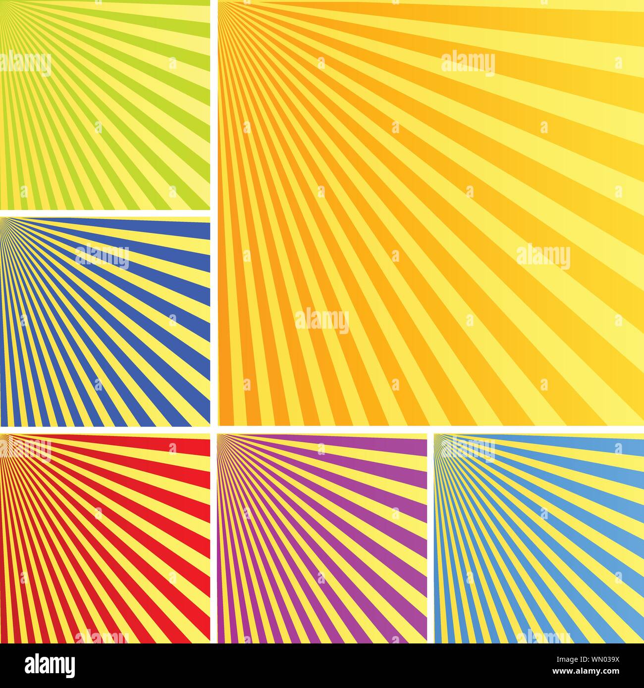 Roating Rays Cartoon Rotating radial rays hi-res stock photography and images - Alamy