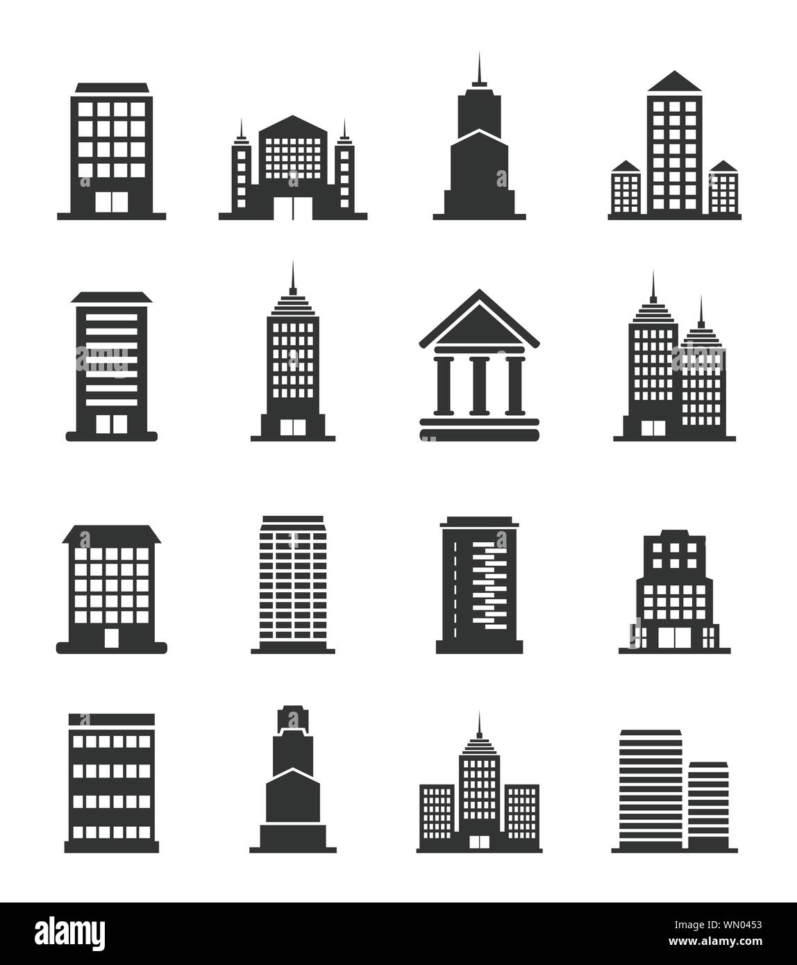 Building office an icon Stock Vector Image & Art - Alamy