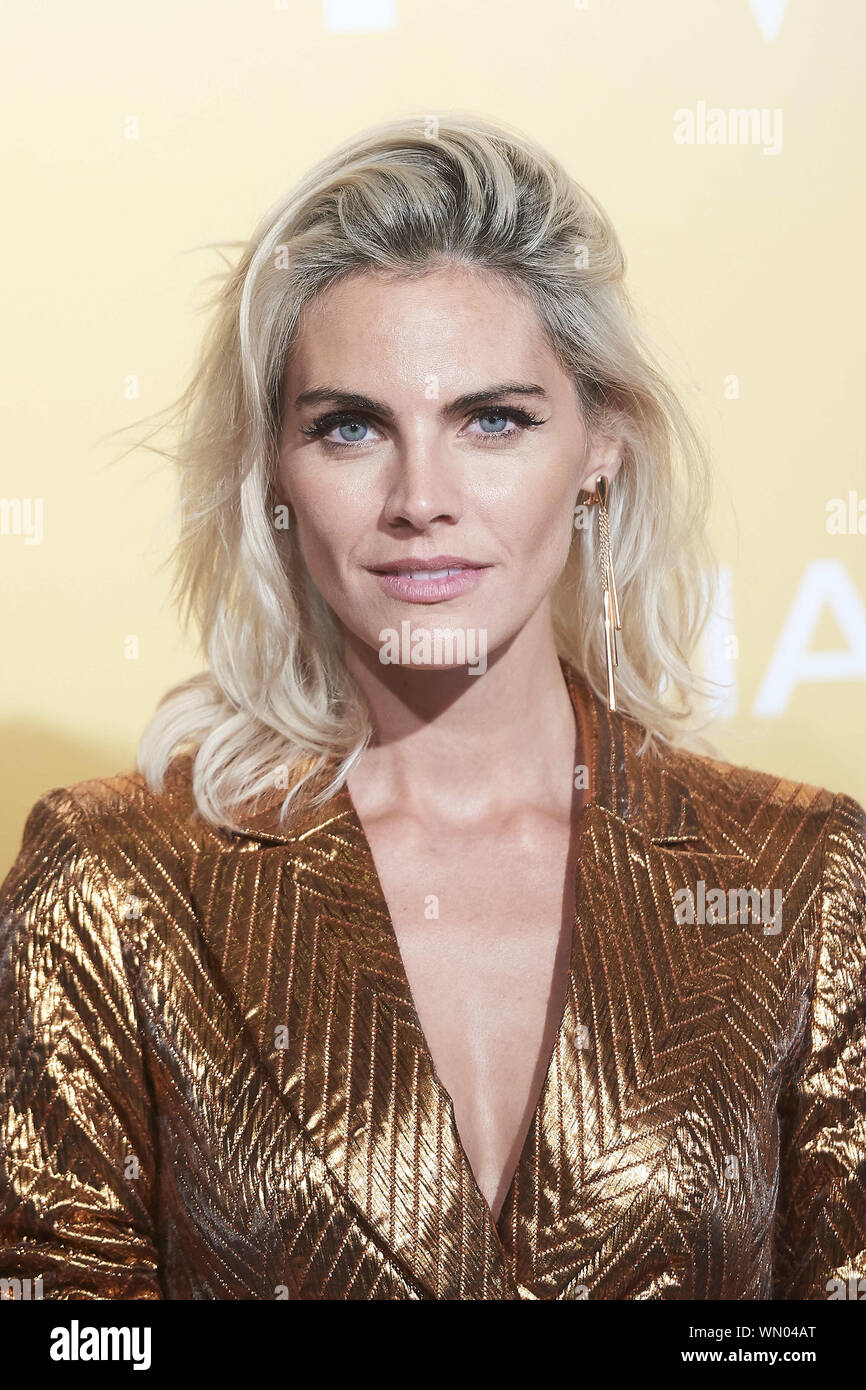 September 5, 2019, Madrid, Madrid, Spain: Actress Amaia Salamanca attends 'Vivir dos veces' premiere at Capitol Cinema on September 5, 2019 in Madrid, Spain (Credit Image: © Jack Abuin/ZUMA Wire) Stock Photo
