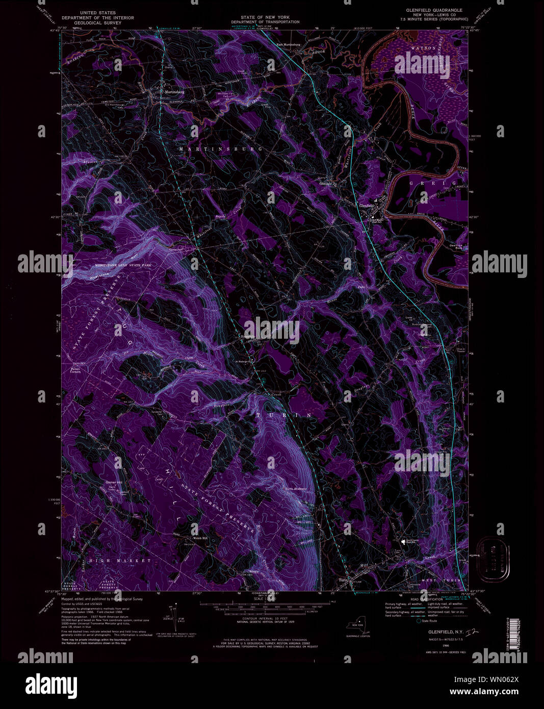 Map of glenfield hires stock photography and images Alamy
