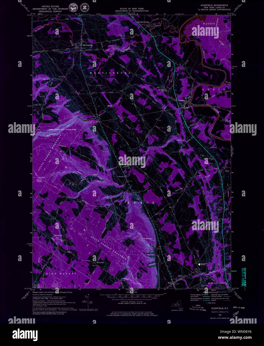 Map of glenfield hires stock photography and images Alamy