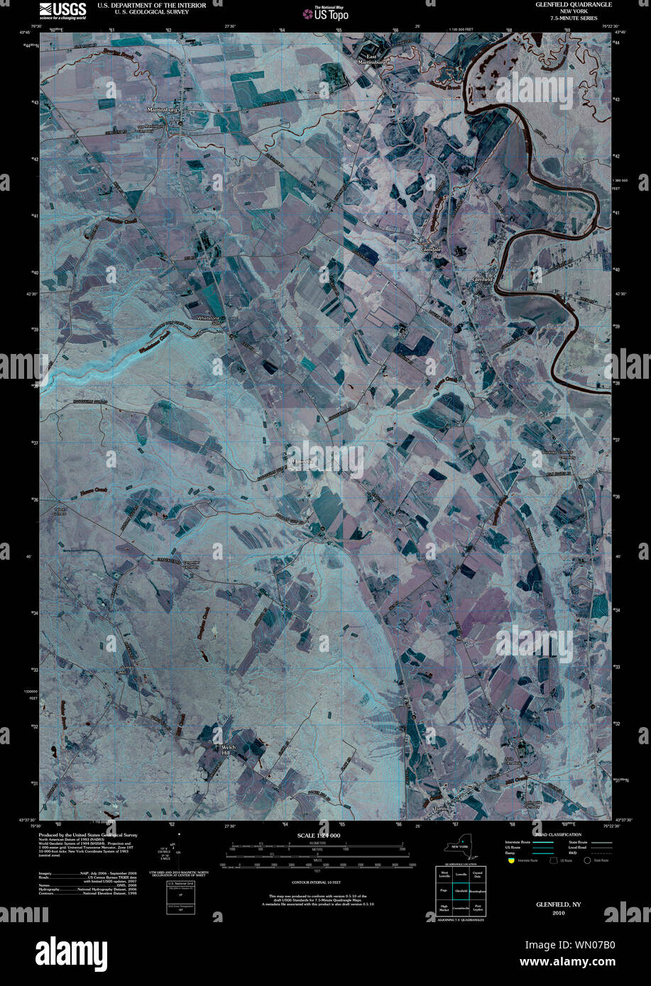 Map Of Glenfield High Resolution Stock Photography and Images Alamy