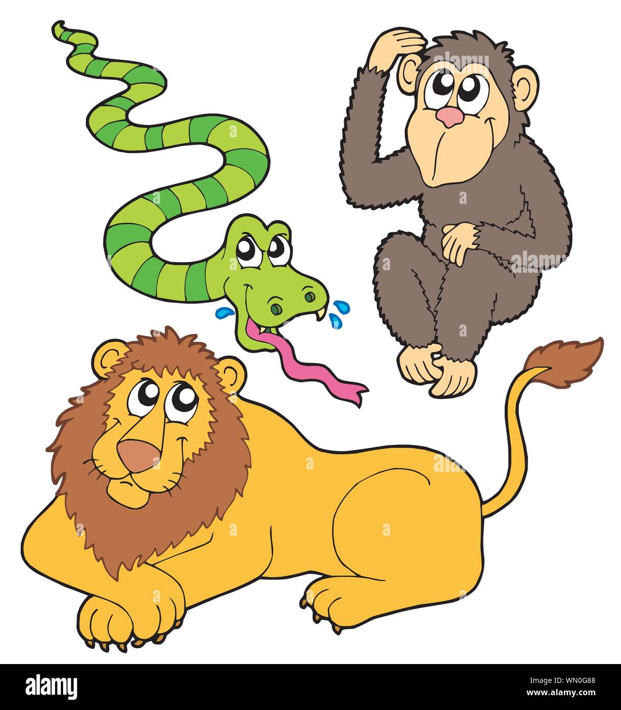 Гороскоп обезьяны льва. Лев и обезьянка. Картина обезьянки и змея.