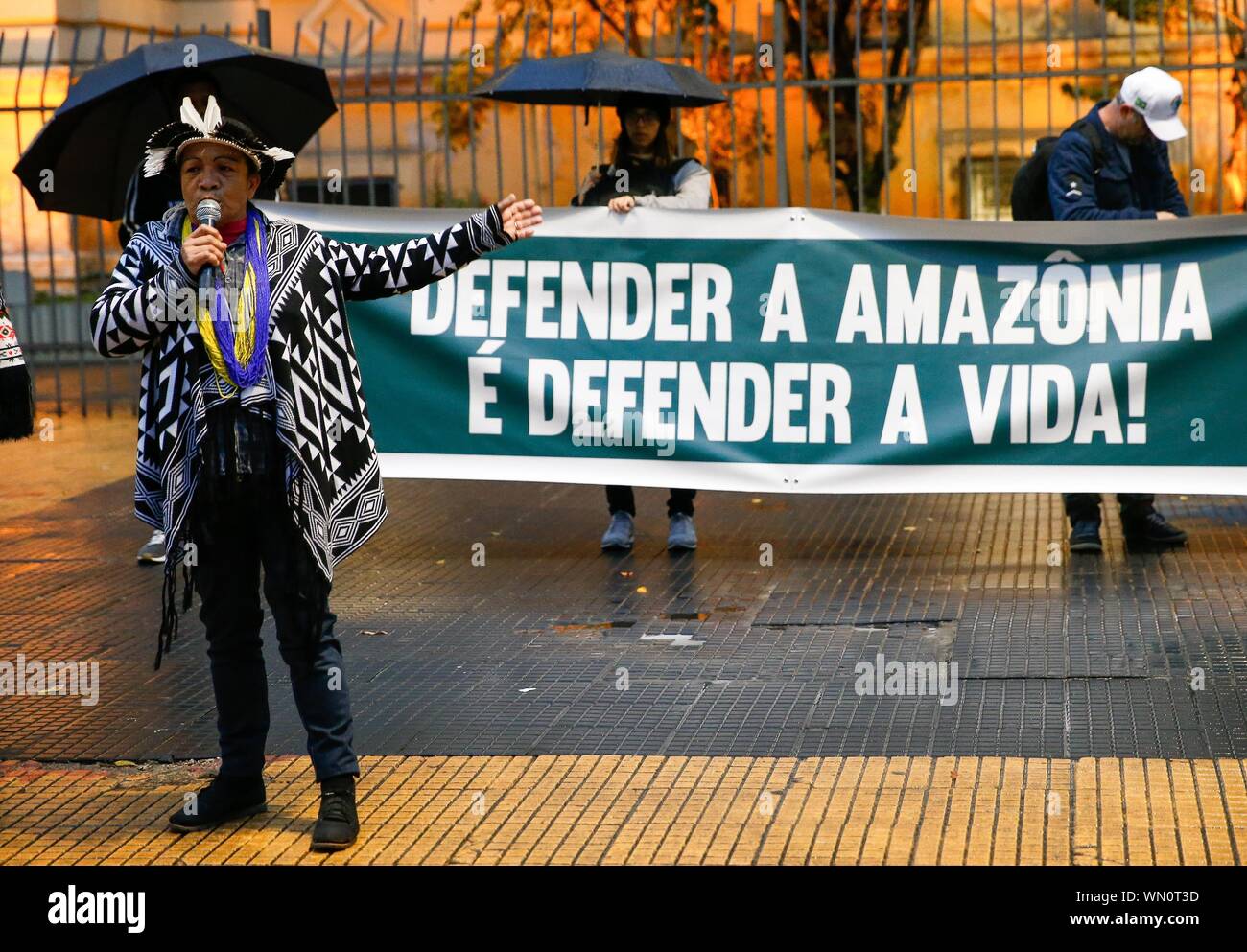 Citizens And Various Indigenous Tribes Gather To Protest Against