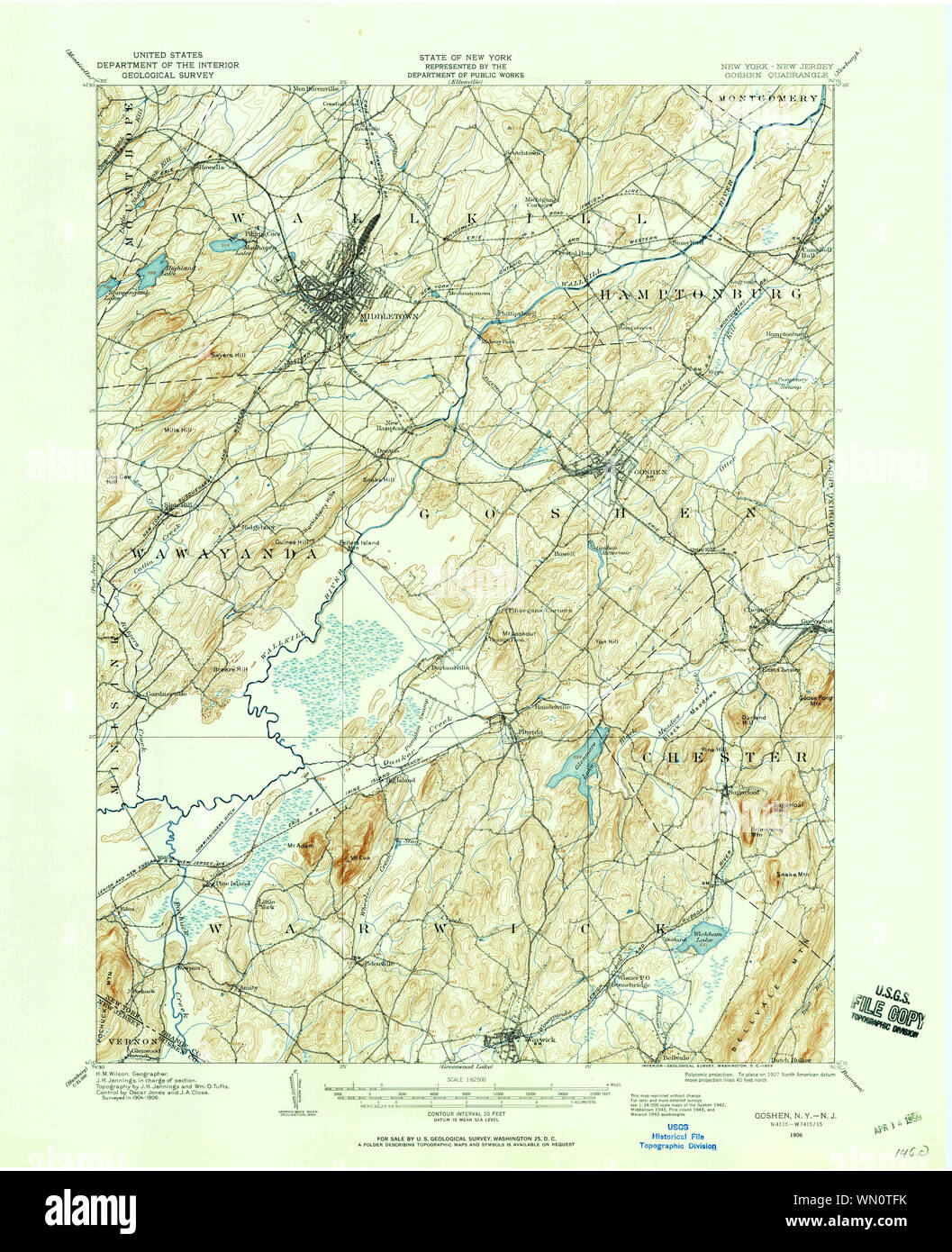 Map of goshen new york hires stock photography and images Alamy