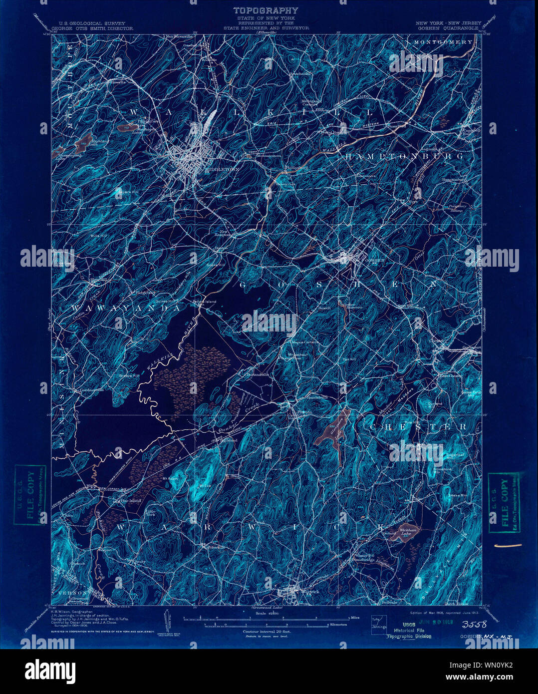 Map of goshen new york hires stock photography and images Alamy