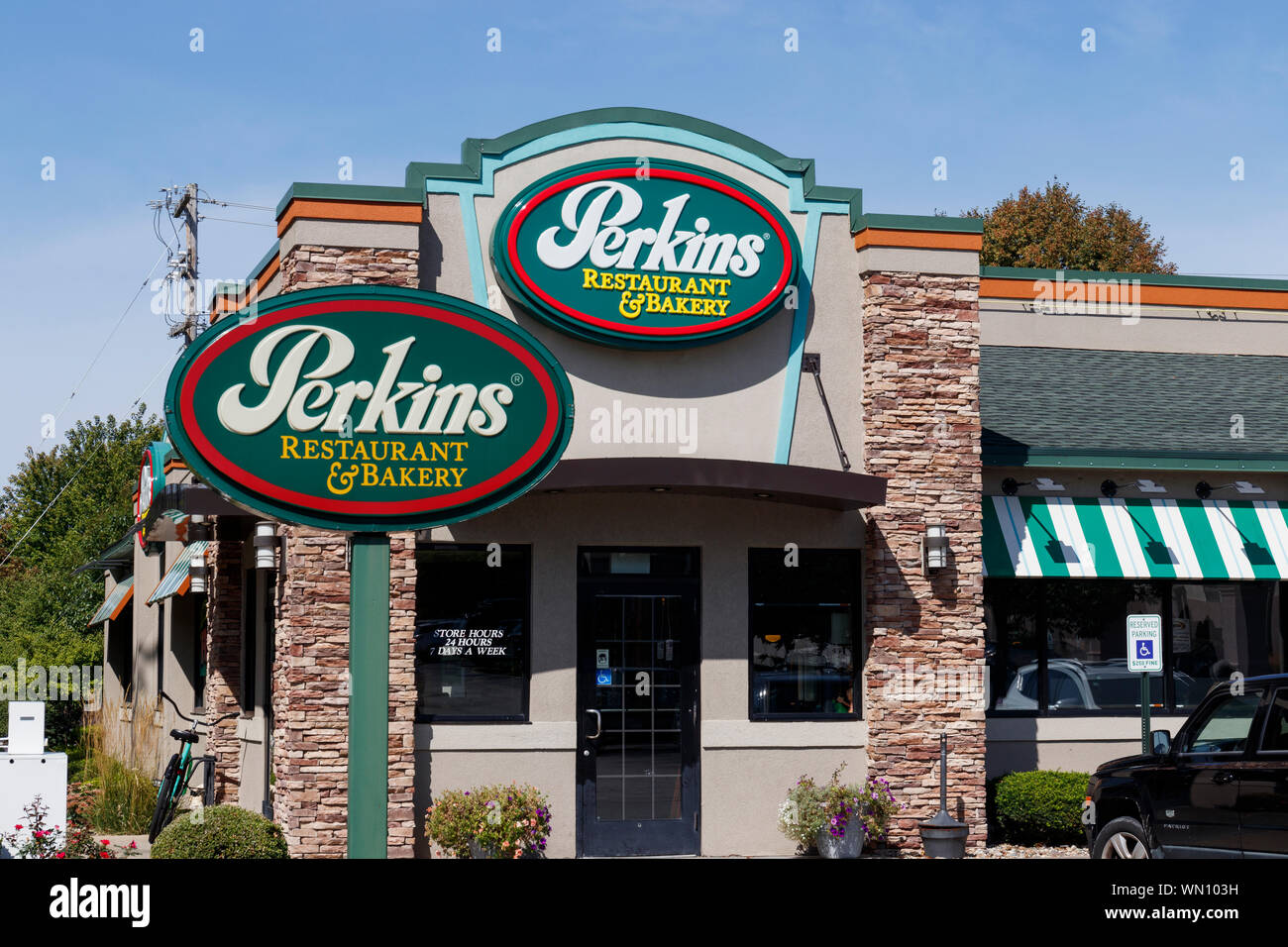 Urbana Circa August 2019 Perkins Family Restaurant and Bakery