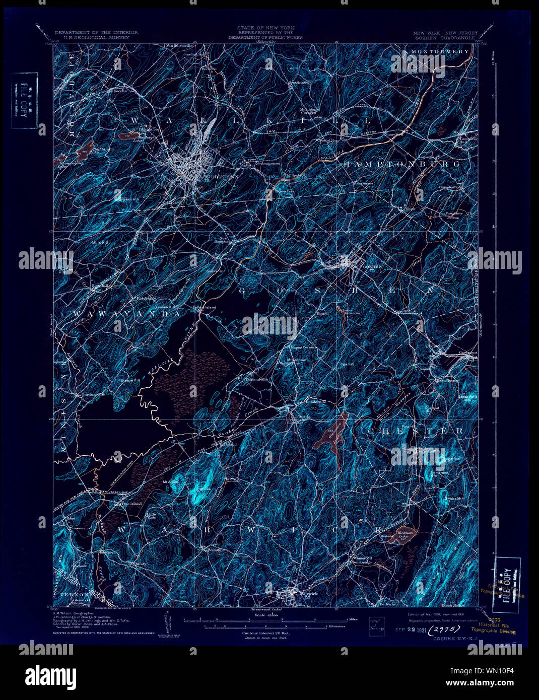 Map of goshen new york hires stock photography and images Alamy