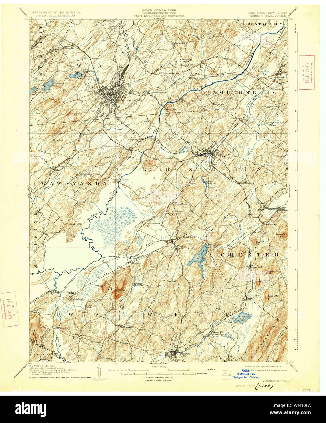 Map of goshen new york hi-res stock photography and images - Alamy