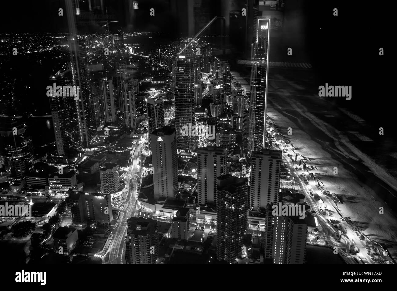 City Lit Up At Night Stock Photo Alamy city-lit-up-at-night-stock-photo-alamy