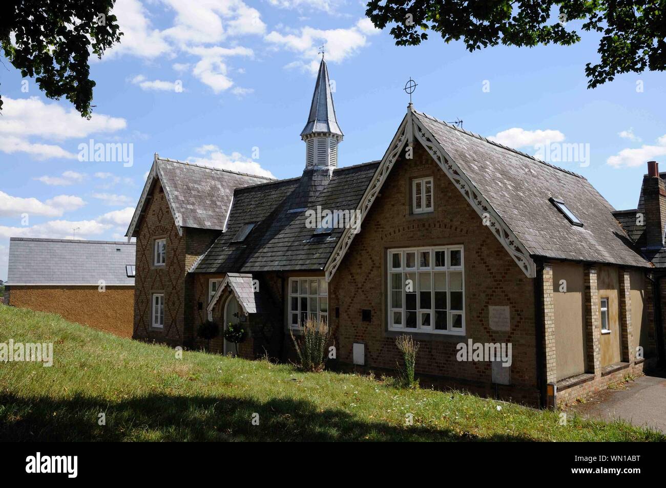 “The Old School” seen from the churchyard of All Saints Church