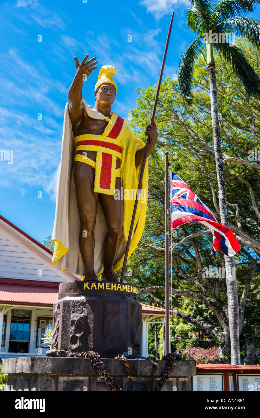 Statue Kamehameha First King Hawaii High Resolution Stock Photography And Images Alamy