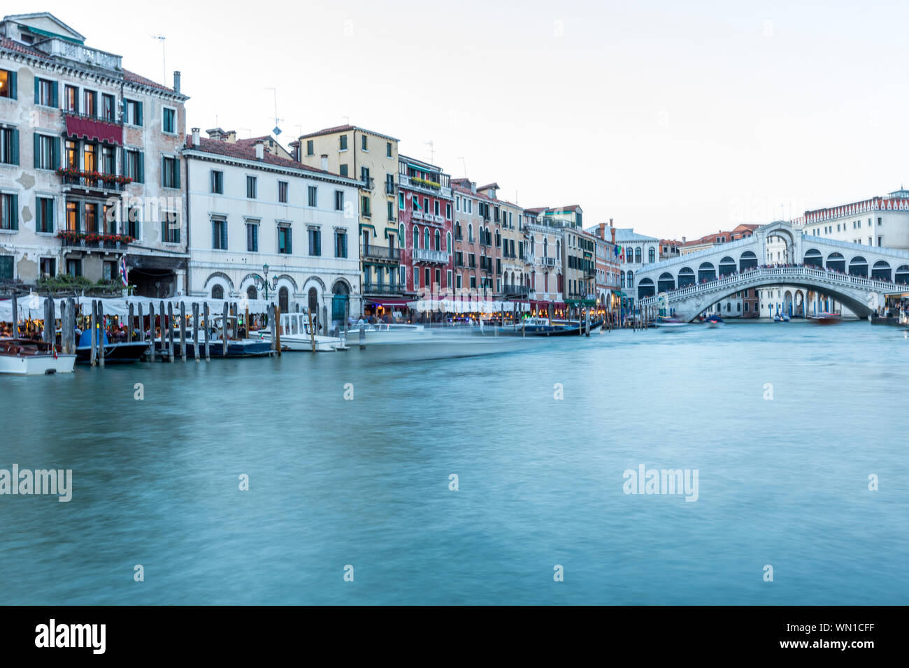 Rialto Bridge on Grand Canal in Venice, Italy Stock Photo - Alamy