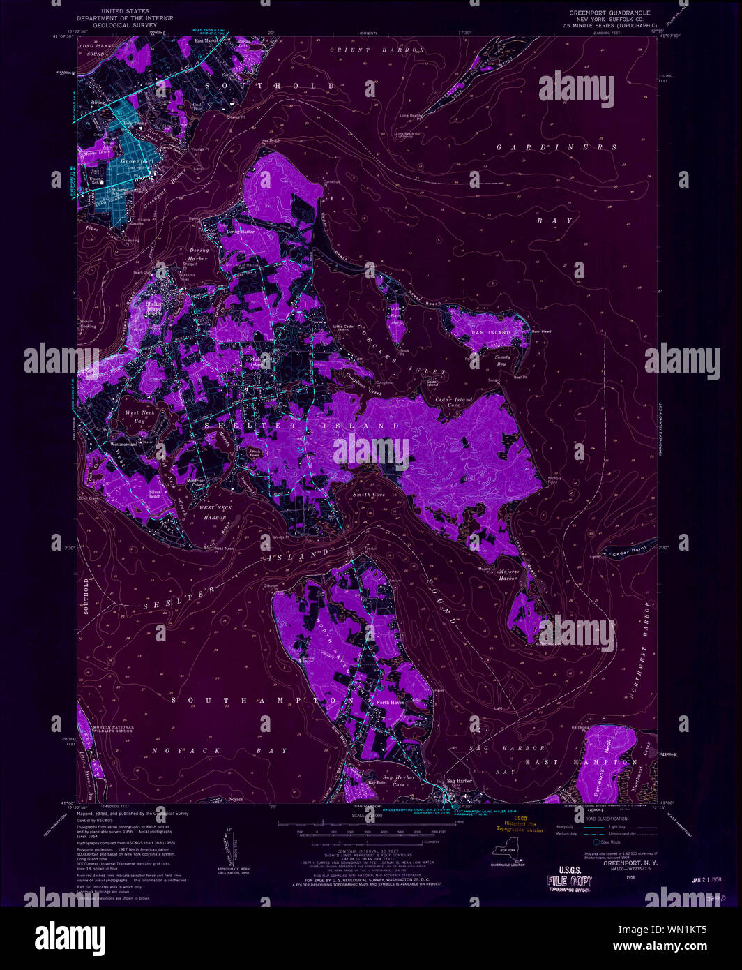 New York NY Greenport 129622 1956 24000 Inverted Restoration Stock