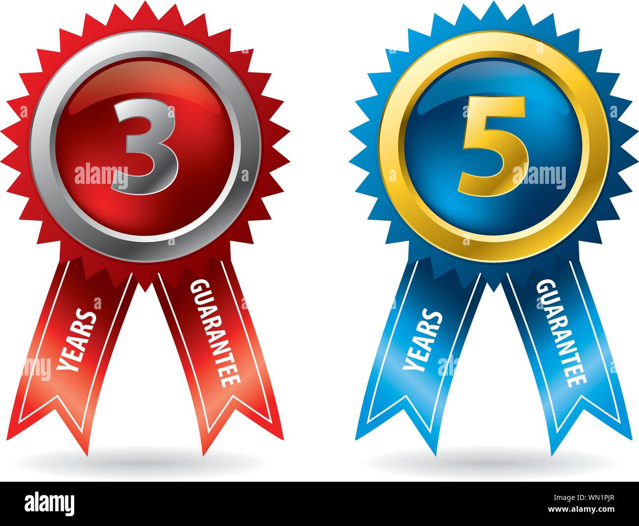 Red and blue certificates with ribbons Stock Vector Image & Art - Alamy