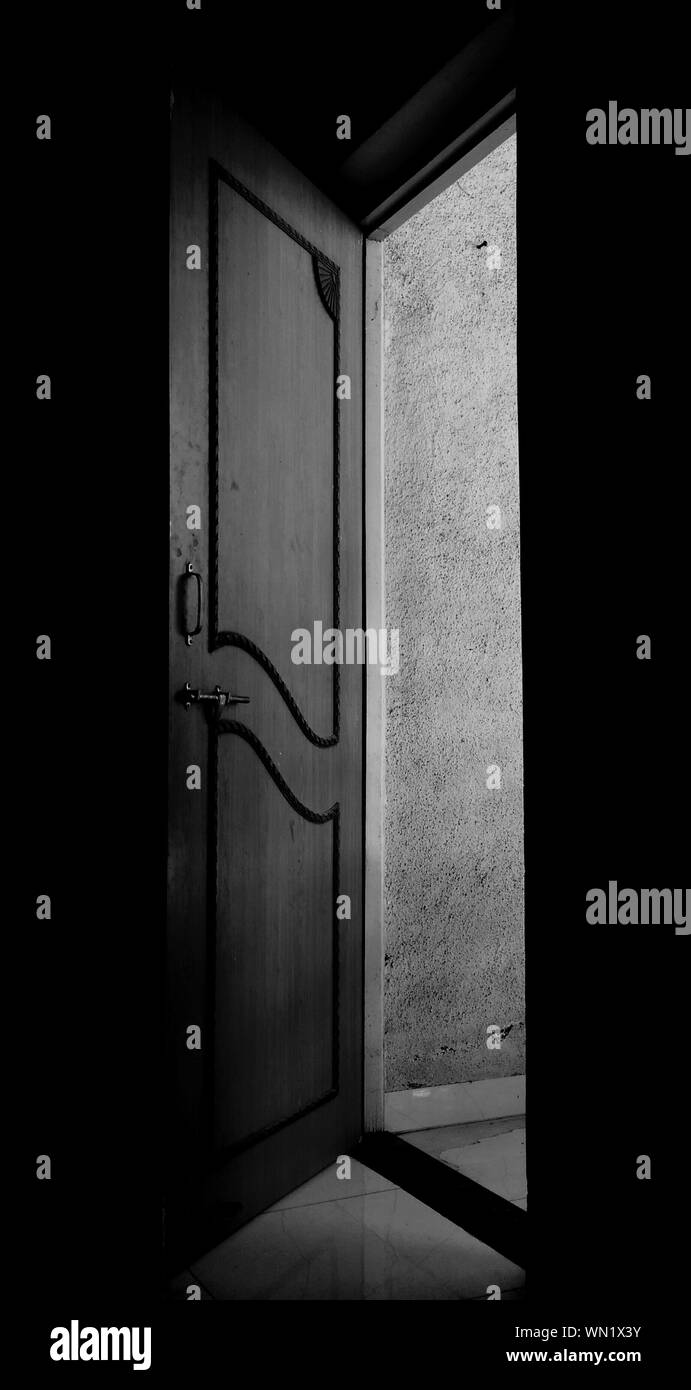 Day of open door Black and White Stock Photos & Images - Alamy