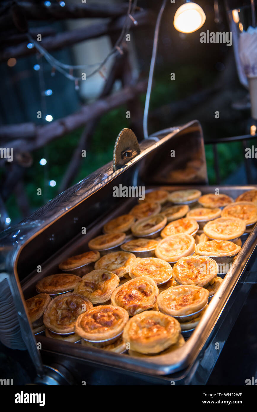 Pies At Celebration Event Outdoors Stock Photo