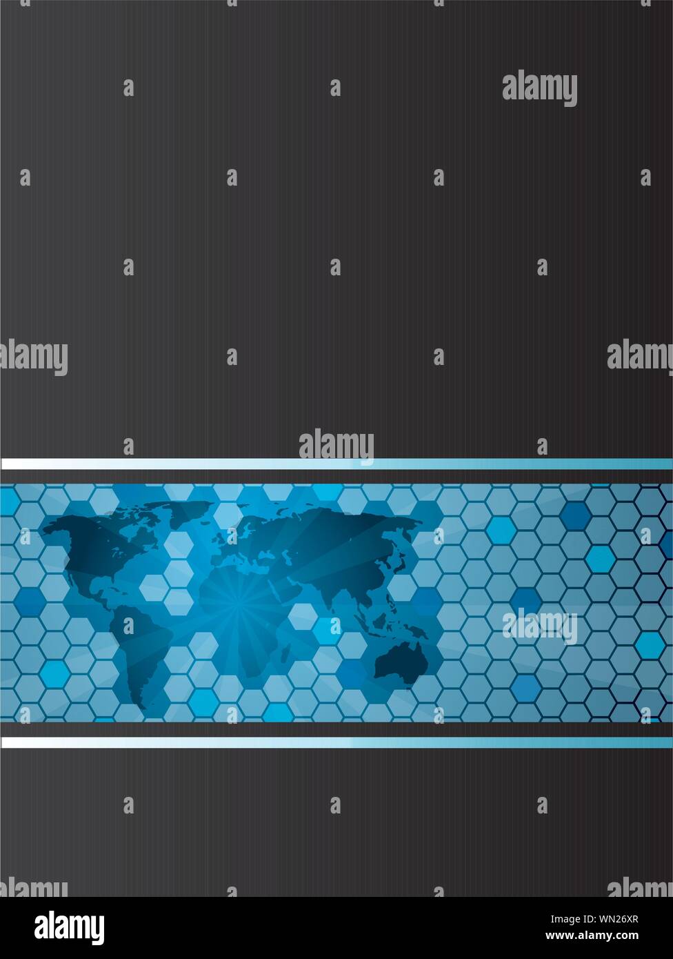 Hexagon brochure design Stock Vector Image & Art Alamy