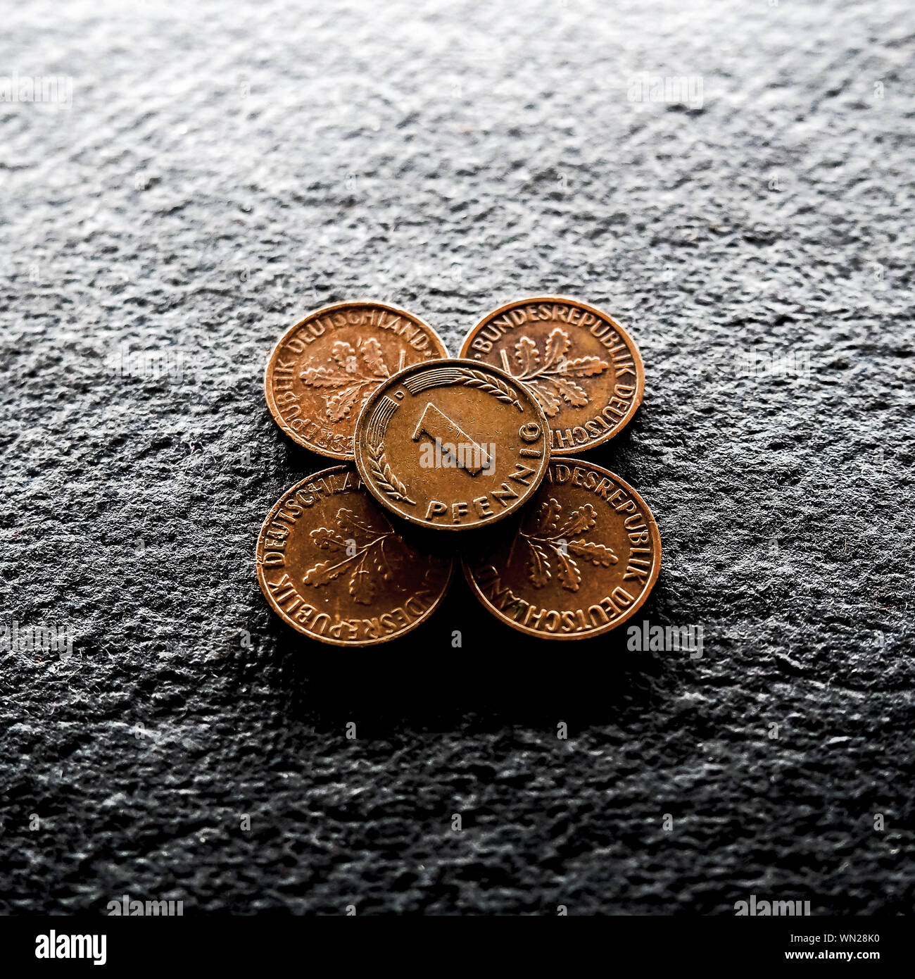 1 pfennig hi-res stock photography and images - Alamy