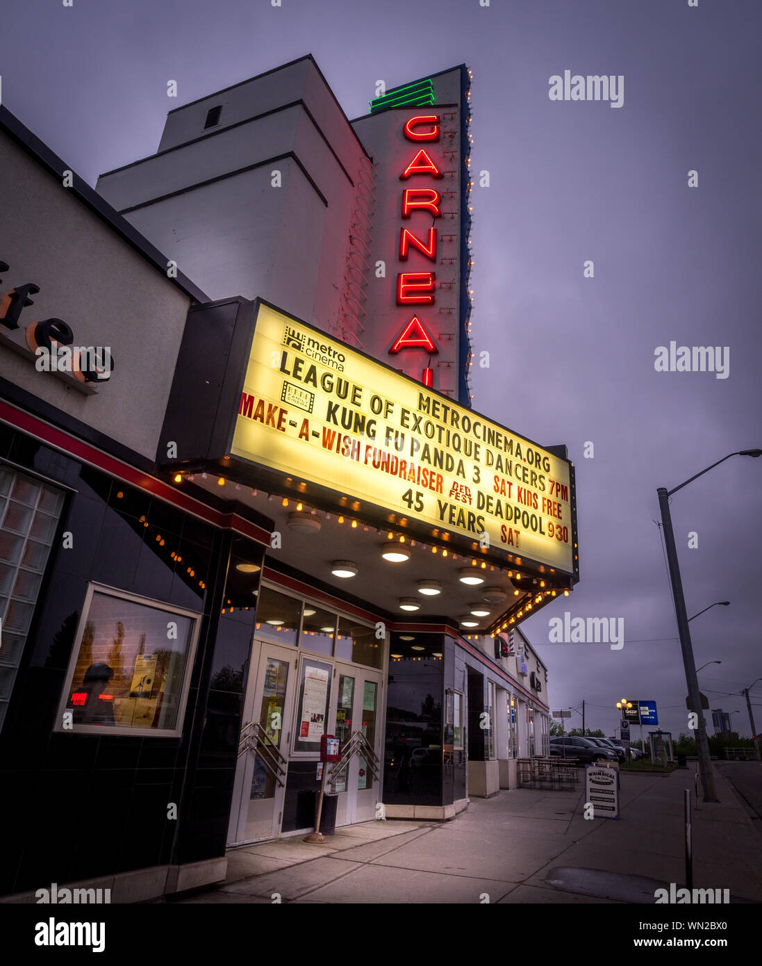 Whyte avenue edmonton alberta canada hires stock photography and