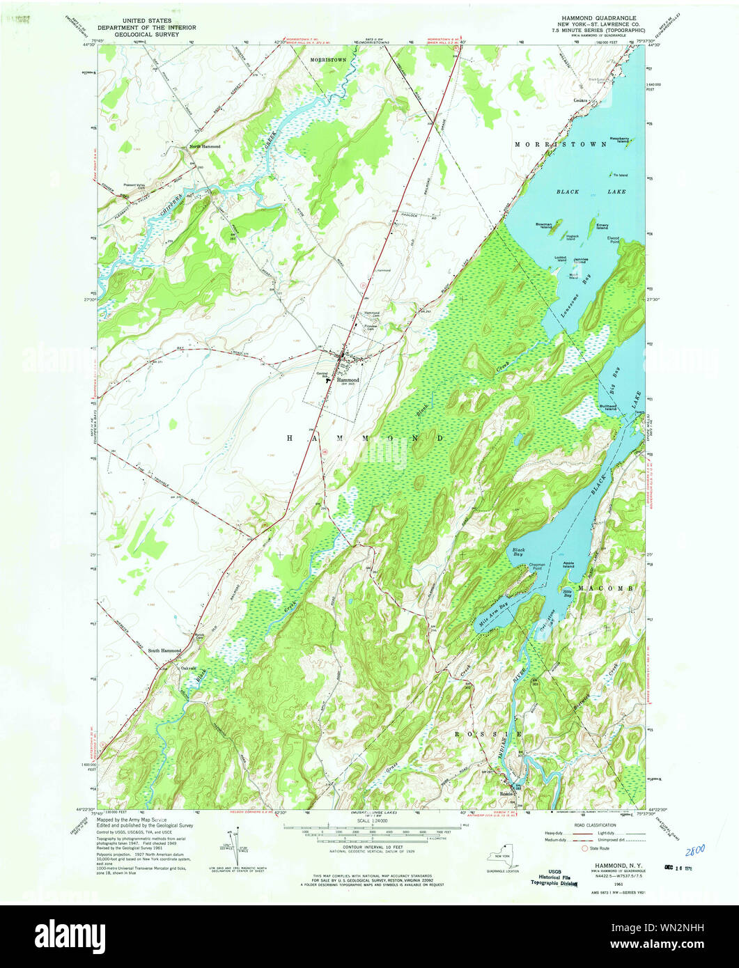 New York NY Hammond 129703 1961 24000 Restoration Stock Photo Alamy