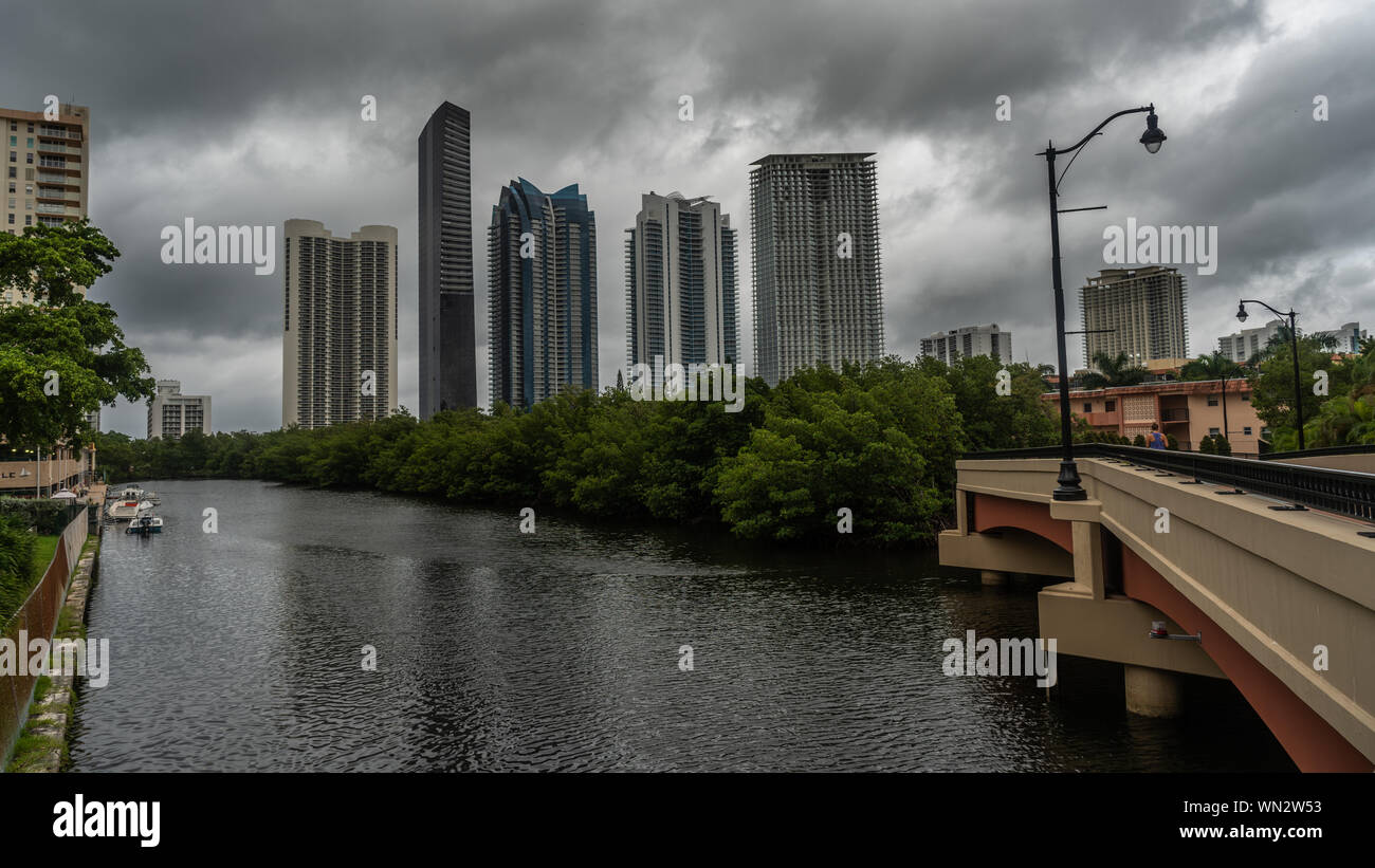 Sunny Isles Beach, Florida, USA Stock Photo