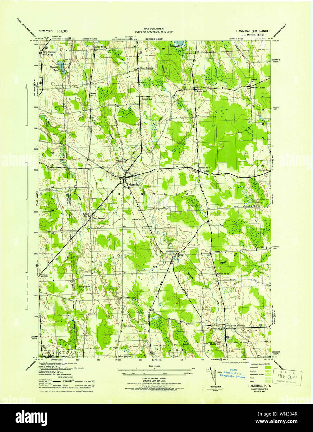 New York NY Hannibal 129705 1943 31680 Restoration Stock Photo Alamy
