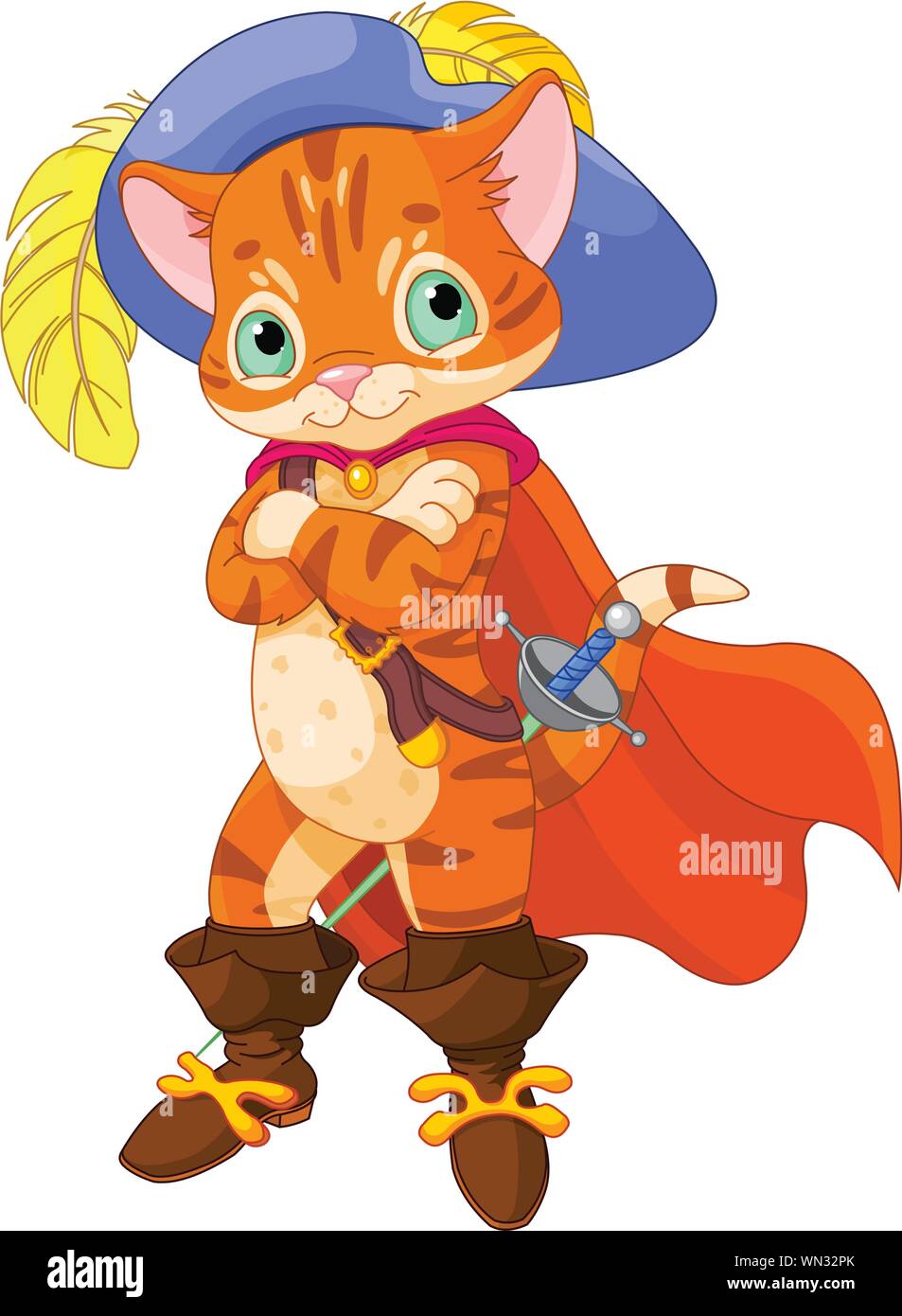 Puss in Boots Stock Vector