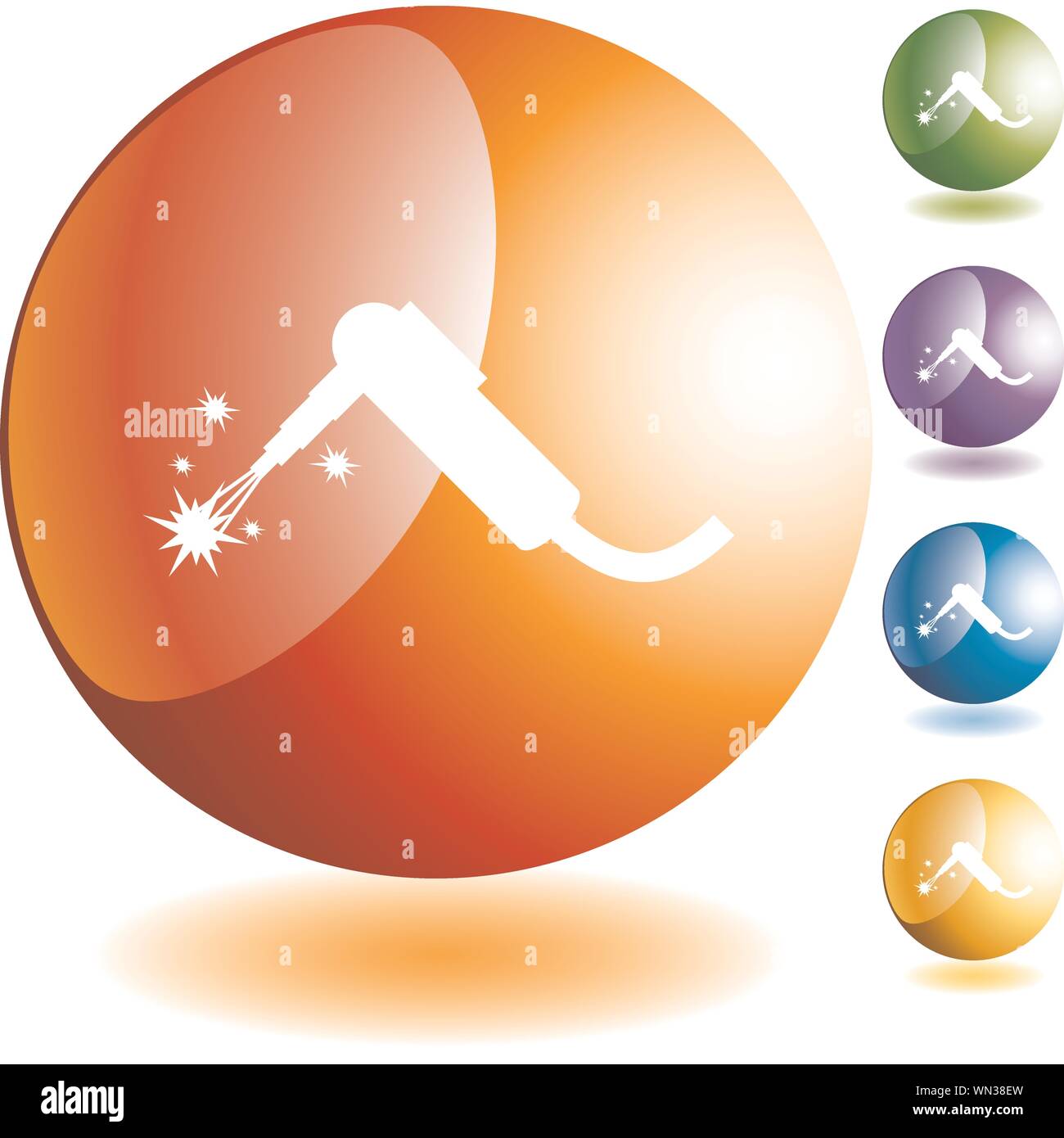 Welding Torch Stock Vector