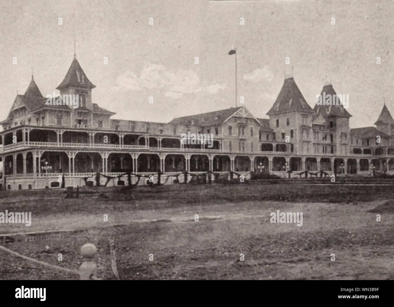 Brighton Beach Hotel, circa 1904 Stock Photo