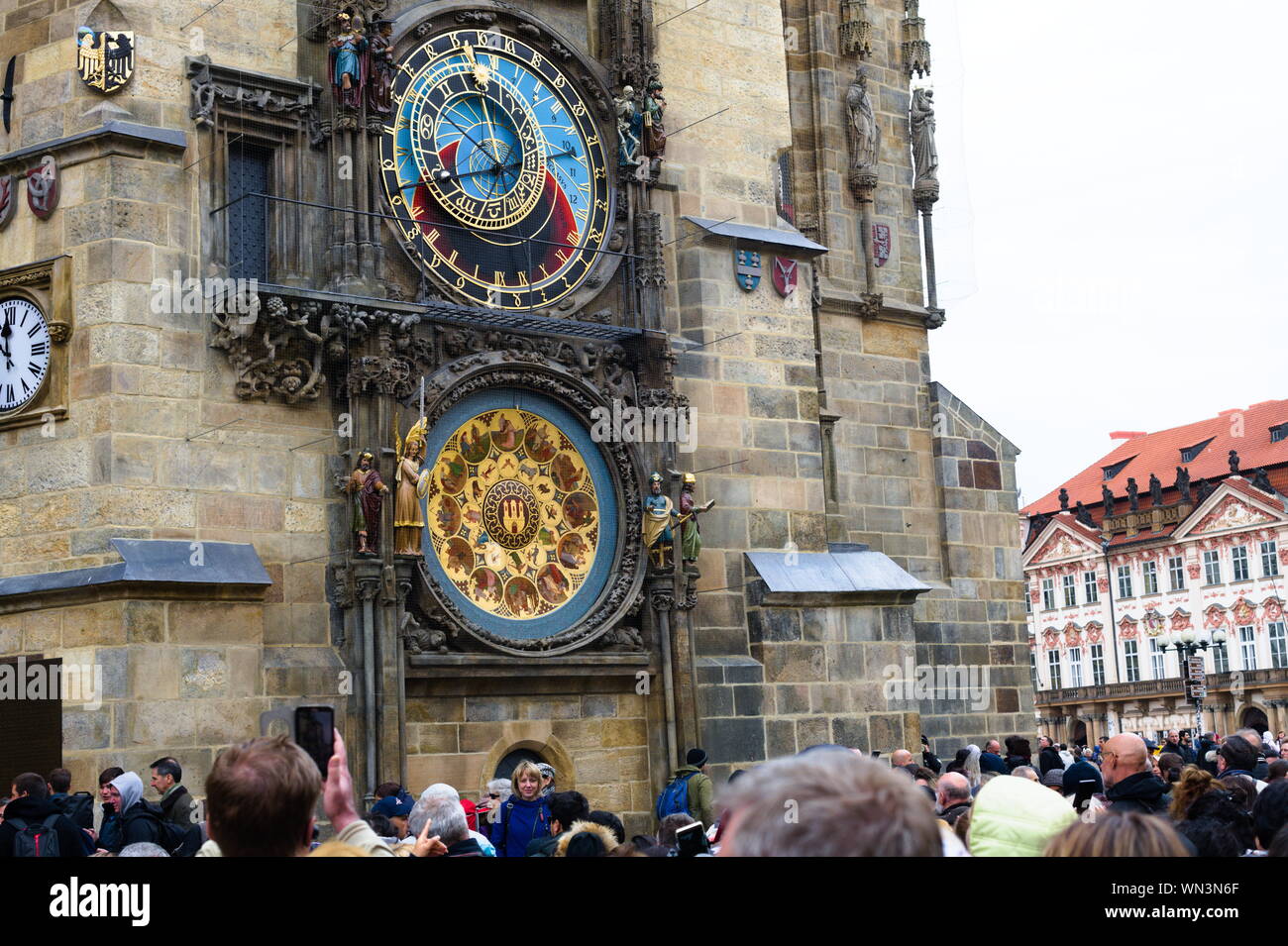 The Astronomical Clock in Prague, Czech Republic Stock Photo Alamy