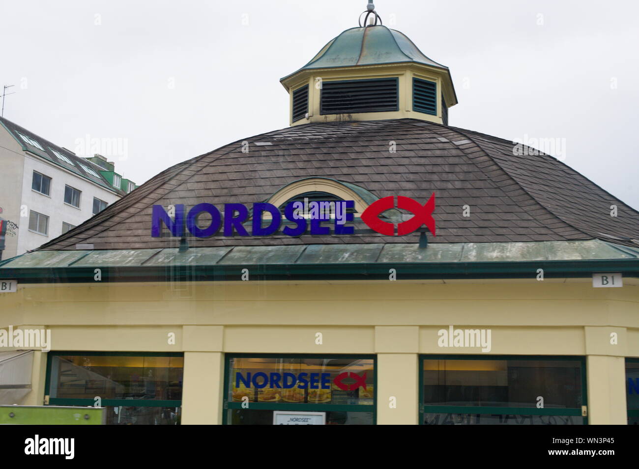 Nordsee (North Sea) Fish Store, Vienna, Austria Stock Photo