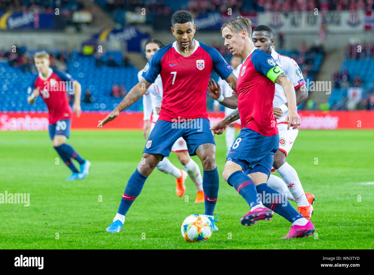 pics Stefan Johansen Norway https www alamy com 05 september 2019 stefan johansen of norway controls the ball during the euro 2020 qualification round group f norway vs malta at ullevaal stadion in image271148737 html
