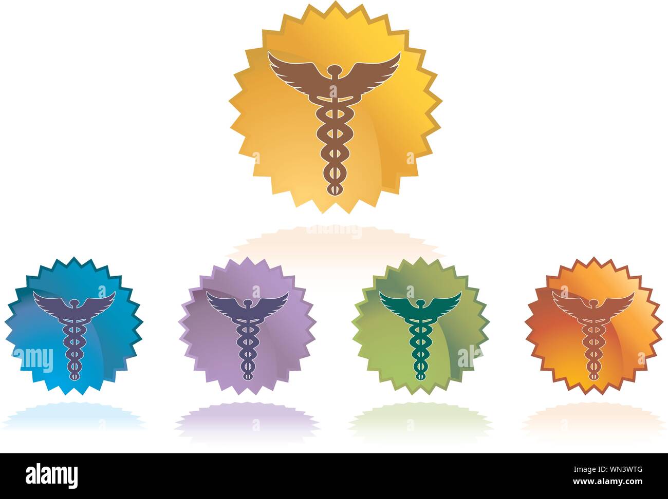 Caduceus Medical Symbol Stock Vector Image & Art - Alamy
