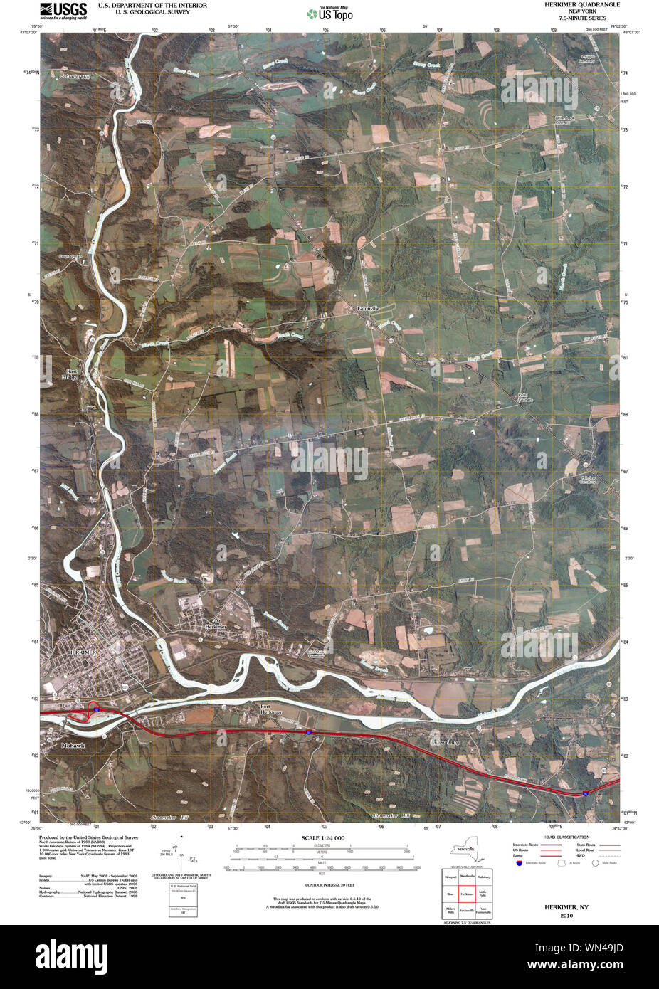 New York NY Herkimer 20100415 TM Restoration Stock Photo Alamy