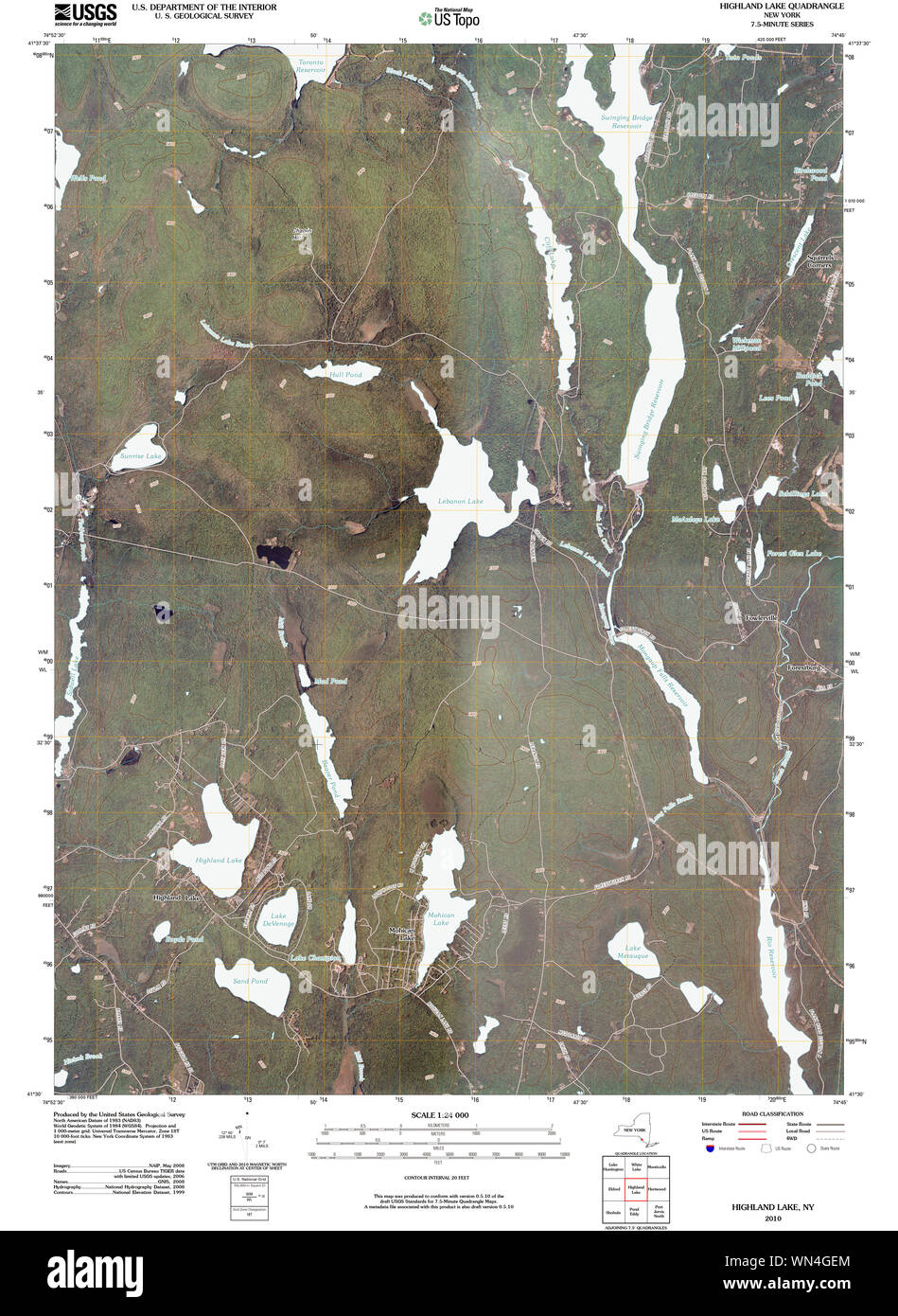 Highland new york map Cut Out Stock Images & Pictures Alamy