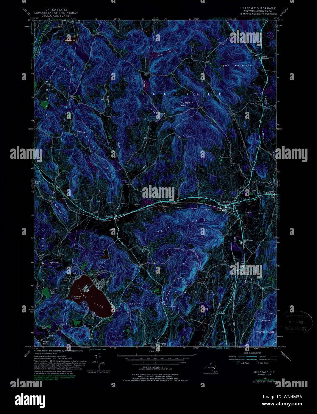 Map of hillsdale hires stock photography and images Alamy