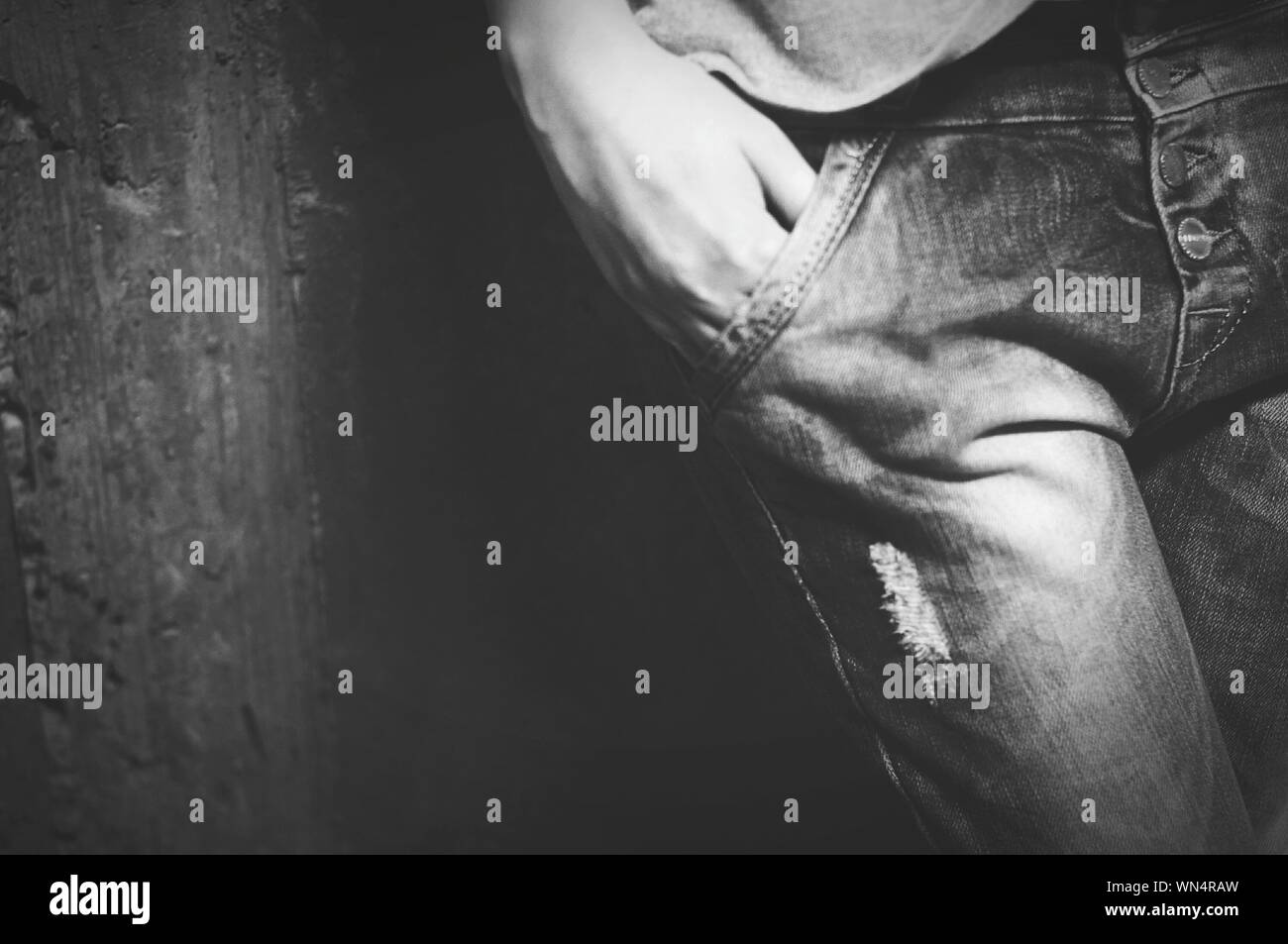 Hands In The Back Pocket High Resolution Stock Photography and Images