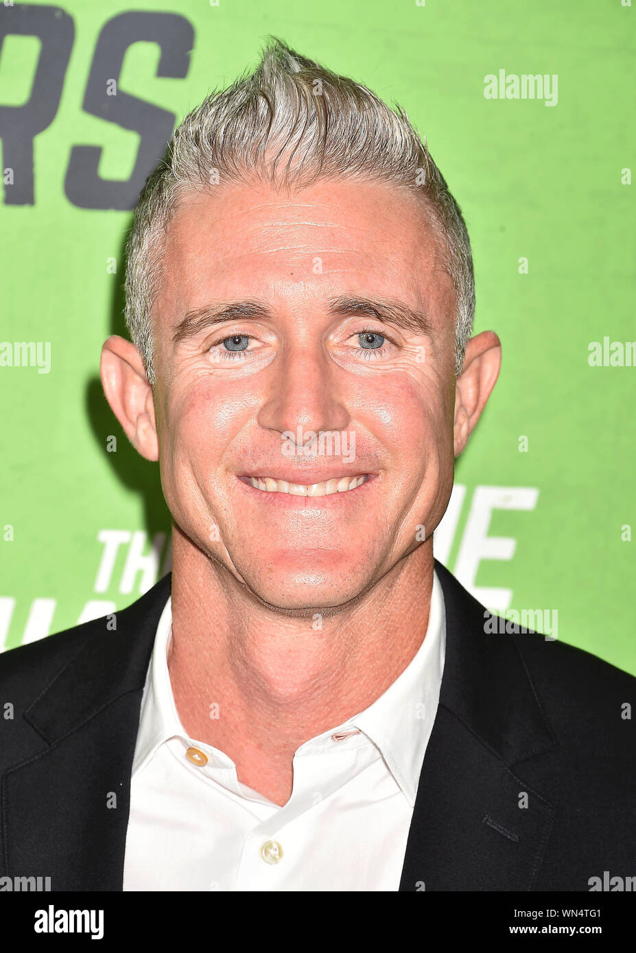 HOLLYWOOD, CA - SEPTEMBER 04: Chase Utley attends the LA Premiere Of 'The Game Changers' at ArcLight Hollywood on September 04, 2019 in Hollywood, California. Stock Photo