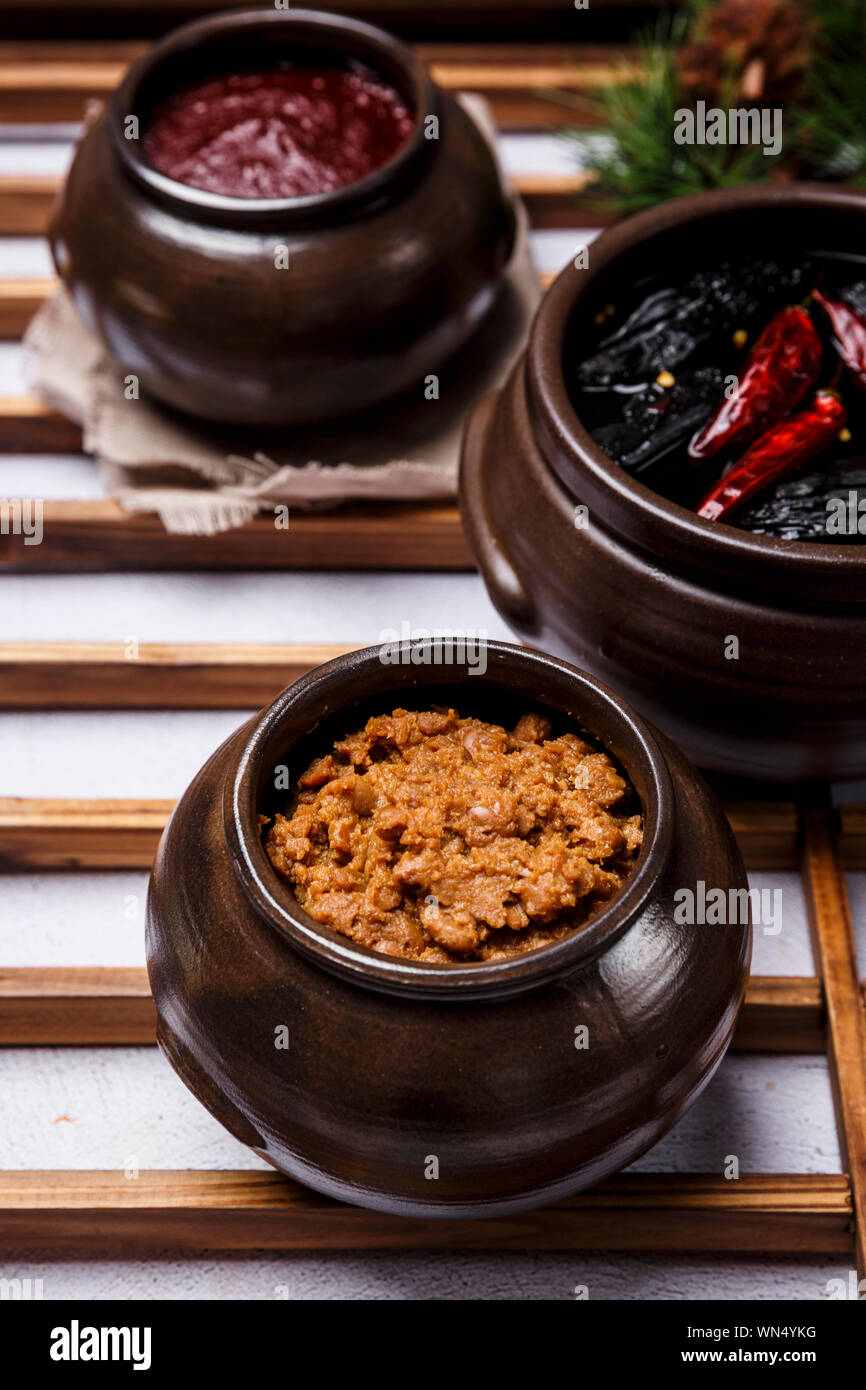 Soybean paste sauce hires stock photography and images Alamy