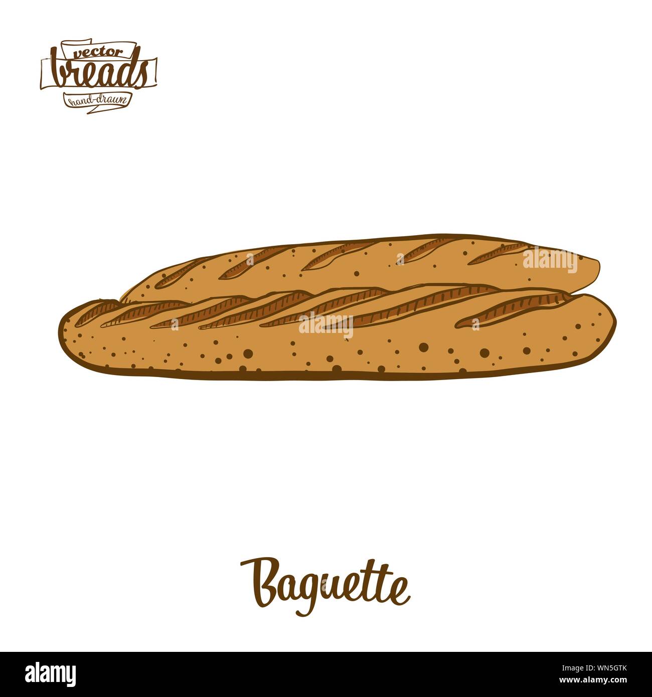 French Bread Drawing