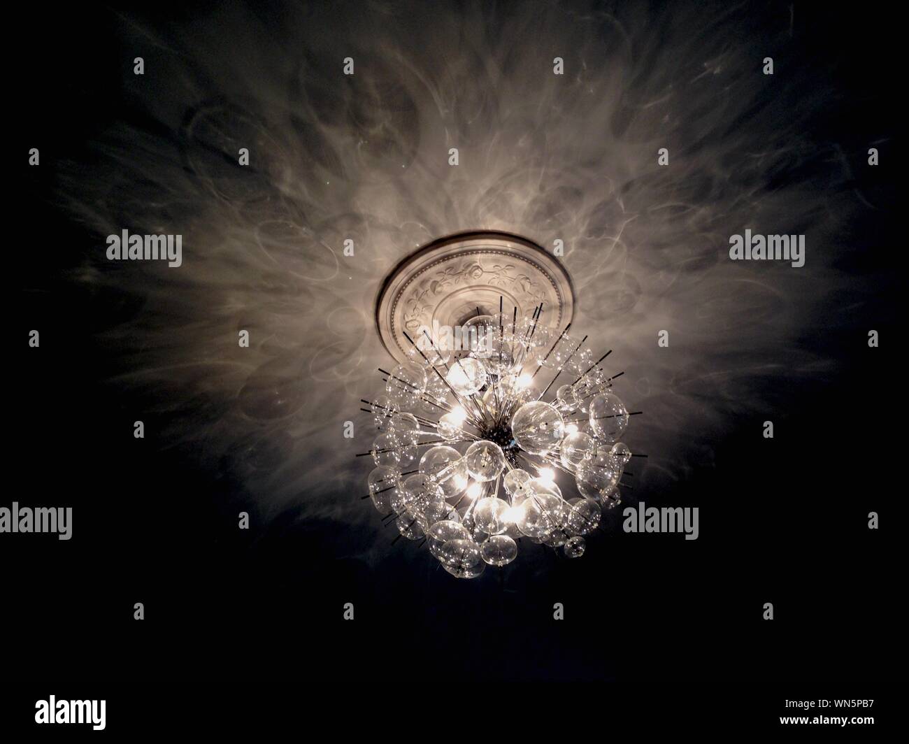 Glass Art On Ceiling Stock Photos Glass Art On Ceiling Stock