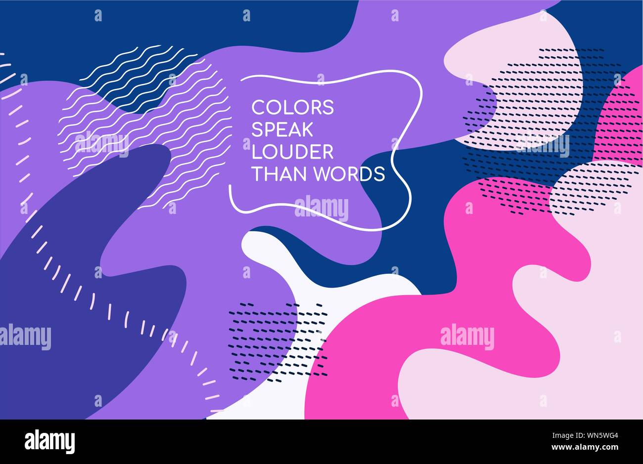 Bright colorful background - modern vector abstract composition Stock Vector
