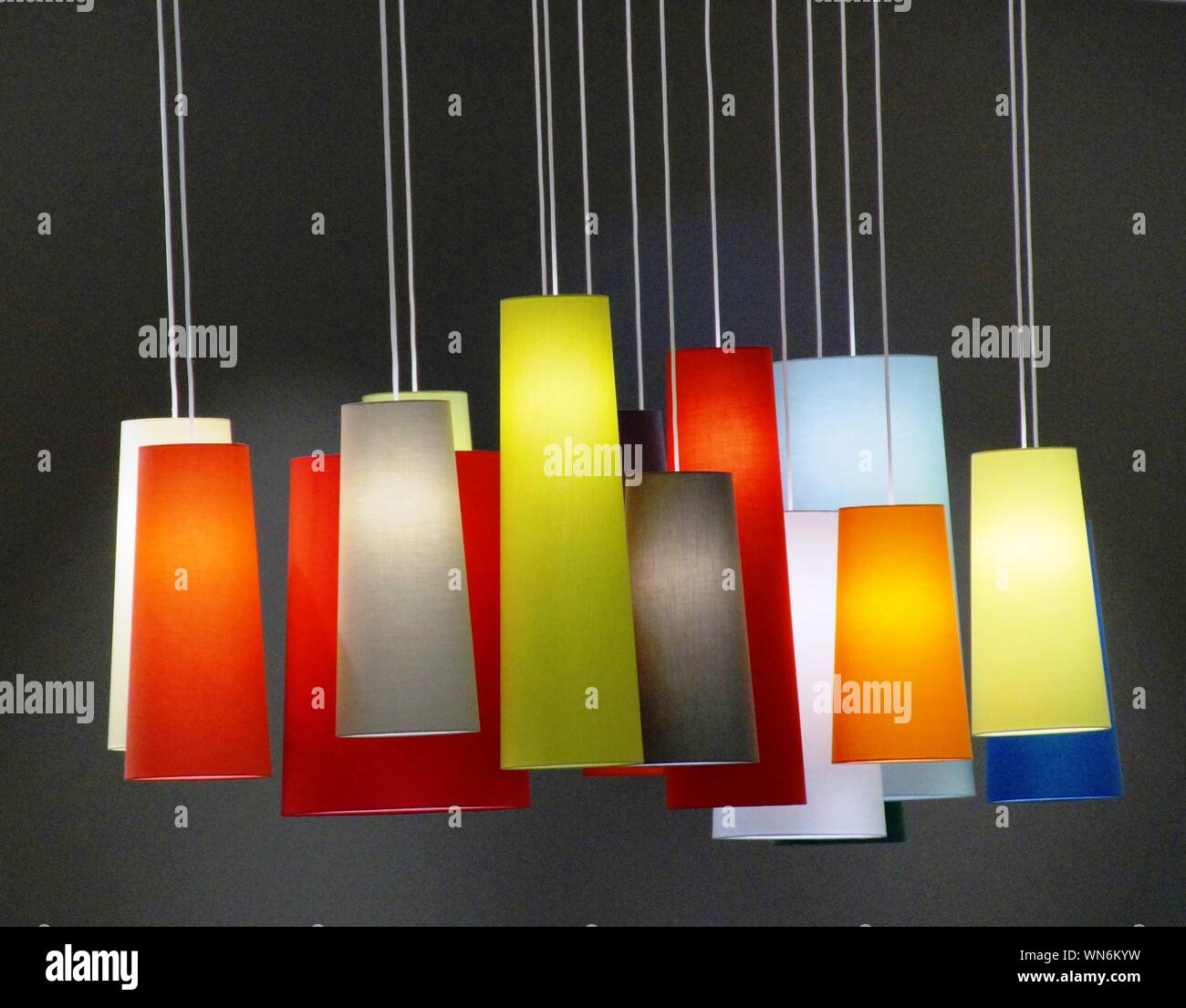 Colorful lamps hires stock photography and images Alamy