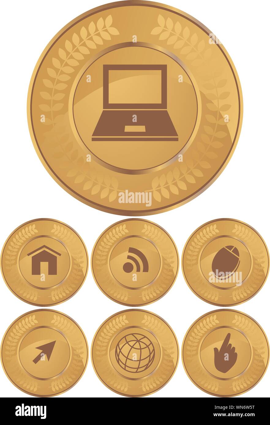 Web Icons Stock Vector