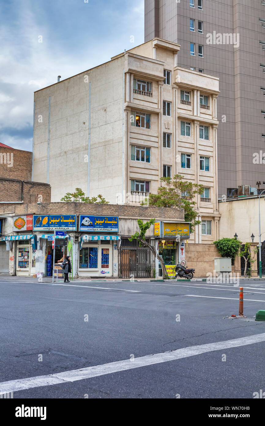 Modern apartment house, Tehran, Iran Stock Photo Alamy