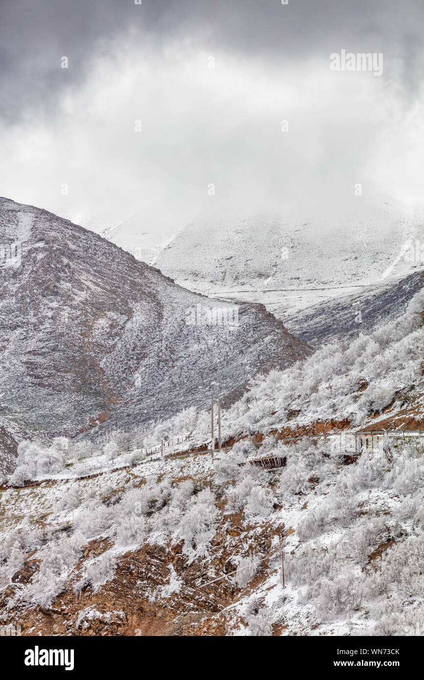 Alborz Mountains, Tehran Province, Iran Stock Photo