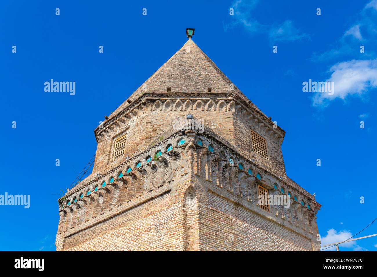Tomb of Imamzadeh-ye Yayha, 1446, Sari, Mazandaran Province, Iran Stock