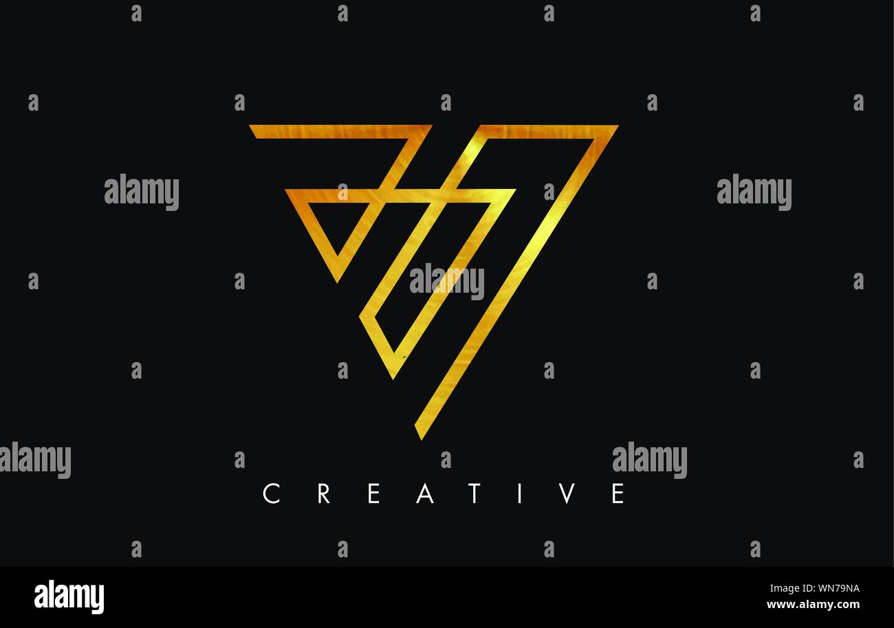 V Golden Letter Modern Trendy Design Logo. Letter V Gold Icon Logo with