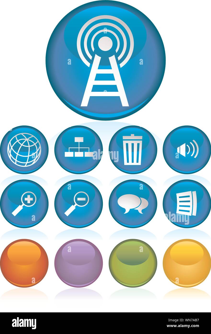 Web Icons Stock Vector